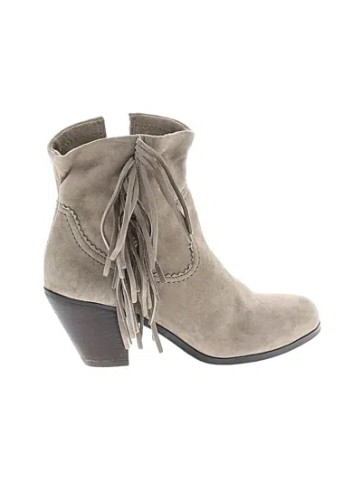 Pre-owned Sam Edelman Ankle Boots In Gray