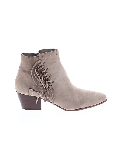 Pre-owned Sam Edelman Ankle Boots In Gray