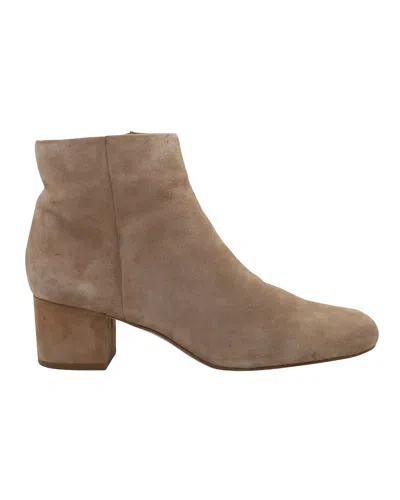 Sam Edelman Ankle Boots In Beige Suede In Neutral