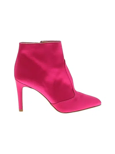 Pre-owned Sam Edelman Ankle Boots In Pink