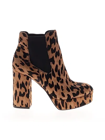 Pre-owned Sam Edelman Ankle Boots In Tan