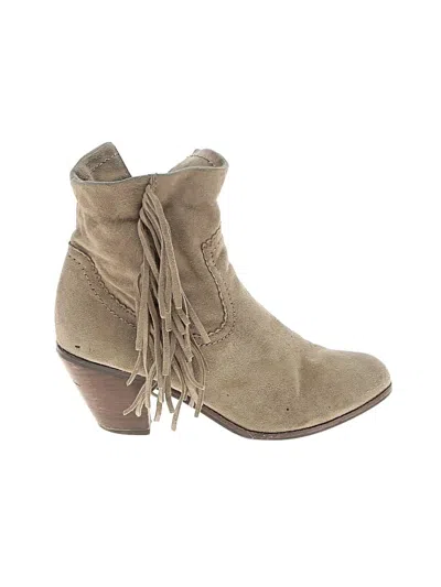 Pre-owned Sam Edelman Ankle Boots In Tan