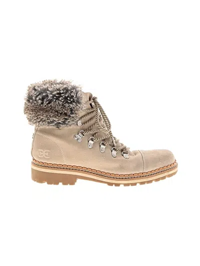 Pre-owned Sam Edelman Ankle Boots In Tan