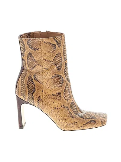 Pre-owned Sam Edelman Ankle Boots In Tan
