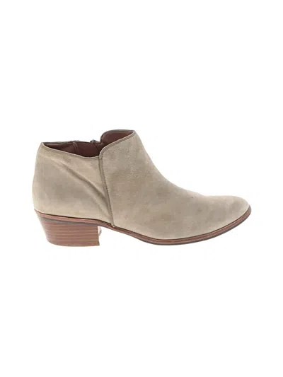 Pre-owned Sam Edelman Ankle Boots In Tan