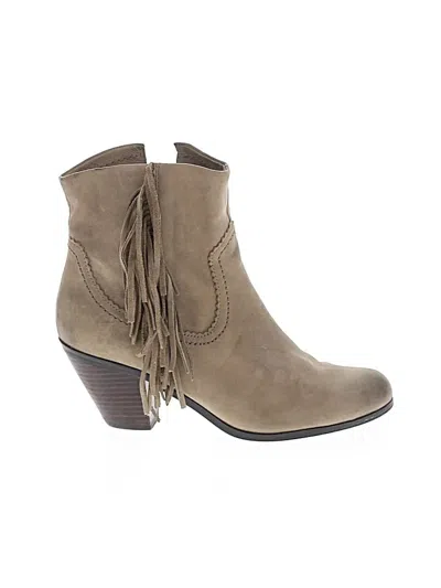Pre-owned Sam Edelman Ankle Boots In Tan