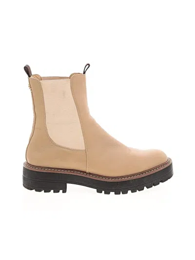 Pre-owned Sam Edelman Ankle Boots In Tan