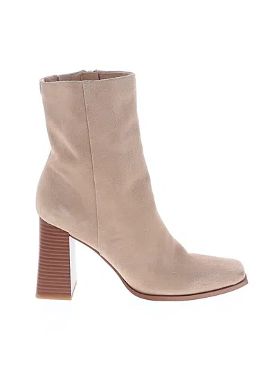Pre-owned Sam Edelman Ankle Boots In Tan