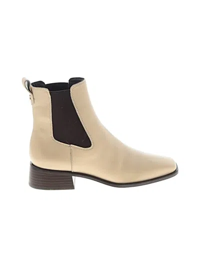 Pre-owned Sam Edelman Ankle Boots In White
