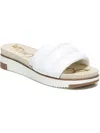 Shop Sam Edelman Annalisa Womens Leather Casual Pool Slides In White