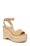 Sam Edelman April Platform Wedge Espadrille Sandal In Sand