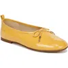 Sam Edelman Ari Ballet Flat Sunflower Leather In Sunflower