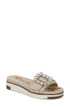 Sam Edelman Ariane Platform Slide Sandal In White