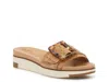 Sam Edelman Ariane Wedge Sandal In Brown