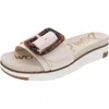SAM EDELMAN ARIANE WOMENS BUCKLE SLIP ON SLIDE SANDALS