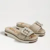Sam Edelman Ariane Platform Slide Sandal In White