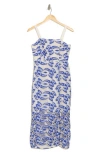 Sam Edelman Artisinal Lace Midi Dress In Cobalt