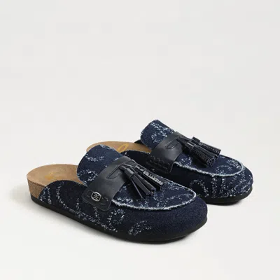 Sam Edelman Astrid Mule Hudson Navy Fabric/leather