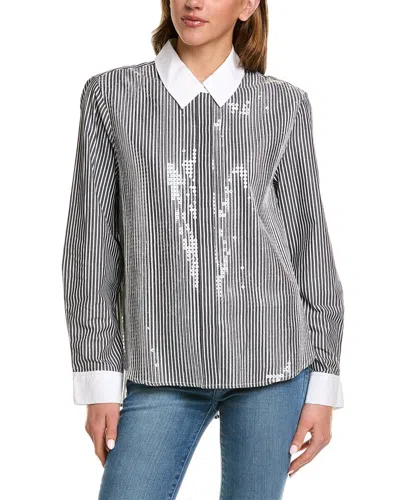 Sam Edelman Astrid Sequin Oversized Shirt