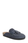 Sam Edelman Astrid Mule Atlantic Blue Suede In Blue