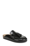 Sam Edelman Astrid Mule Black Croco Embossed Leather In Black
