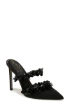 Sam Edelman Athena Womens Slip On Pointed Toe Pumps In Black