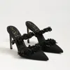 Sam Edelman Athena Womens Slip On Pointed Toe Pumps In Black