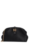 Sam Edelman Aura Frame Clutch In Black