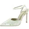 Shop Sam Edelman Avril Womens Sequined Faux Leather Pumps In Multi