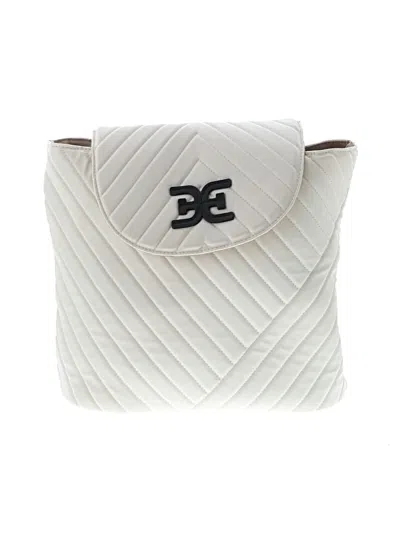 Pre-owned Sam Edelman Backpack In White