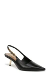 Sam Edelman Baker Slingback Pump Black Leather