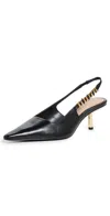 Shop Sam Edelman Baker Sling Pumps Ti-black