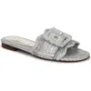 Sam Edelman Bambi 6 Slide Sandal In Soft Silver