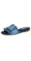 Sam Edelman Bambi Fray Sandals Blue Multi In Blue Multi