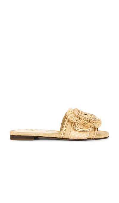 Sam Edelman Tassel Buckle Sandals In Neutral