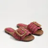 Sam Edelman Bambi2 Slide Sandal Magenta Mutli Fabric In Pink