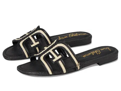 Sam Edelman Bay Multi Sandal In Linen & Black
