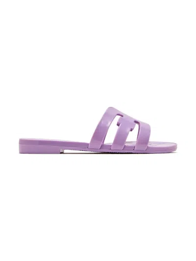 Sam Edelman Bay Cut-out Slides In Purple