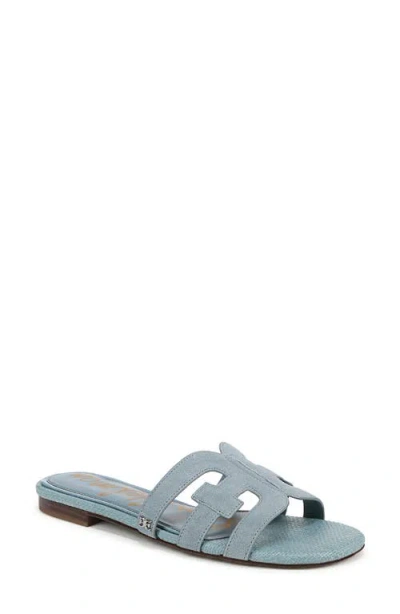 Sam Edelman Bay Cutout Slide Sandal In Coastal Blue