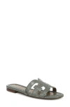 Sam Edelman Bay Cutout Slide Sandal In Washed Olive