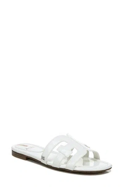 Sam Edelman Bay Cutout Slide Sandal In White