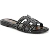 Sam Edelman Bay Gem Slide Sandal In Black