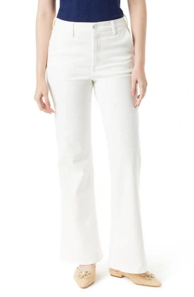 Sam Edelman Bay High Waist Flare Jeans In White