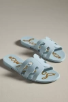 Sam Edelman Bay Jelly Slide Sandal Cape Blue Jelly In Blue