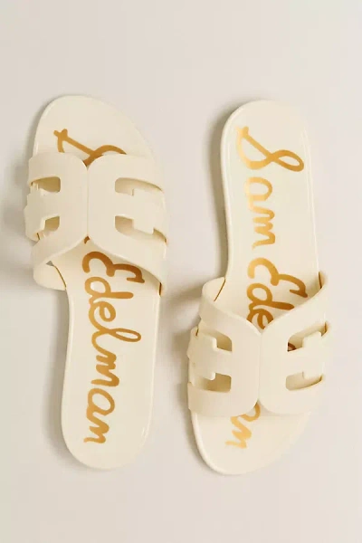Sam Edelman Bay Jelly Sandals In White
