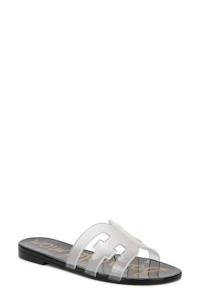 Sam Edelman Bay Jelly Slide Sandal In White