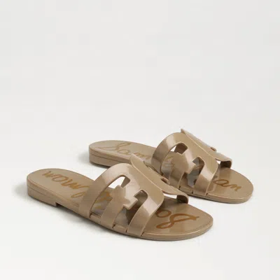 Sam Edelman Bay Jelly Slide Sandal Amber Gold Metallic Jelly