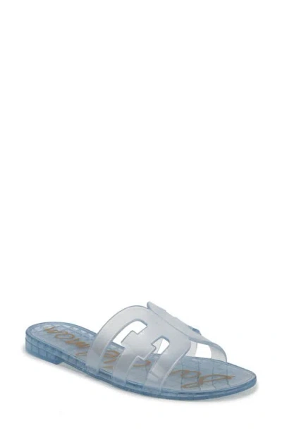 Sam Edelman Bay Jelly Slide Sandal In Blue