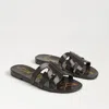 SAM EDELMAN SAM EDELMAN BAY JELLY SLIDE SANDAL CAFE NOIR JELLY