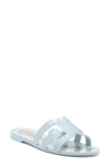 Sam Edelman Bay Jelly Slide Sandal Cape Blue Jelly In Cape Blue